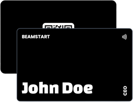 Customized BEAMSTART Digital Business Card (NFC)